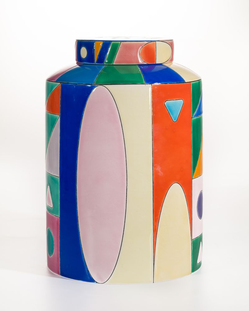 Caskets and boxes - Art Decool Tea Pot - MANUFACTURE DES EMAUX DE LONGWY 1798