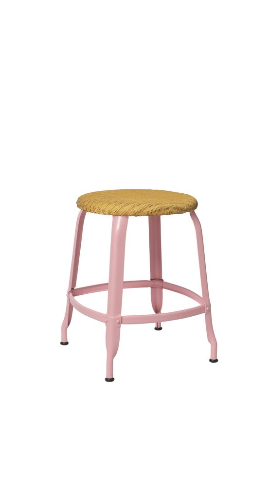 Sièges pour collectivités - Tabouret Nicolle® H45cm Loom et Métal - NICOLLE CHAISE