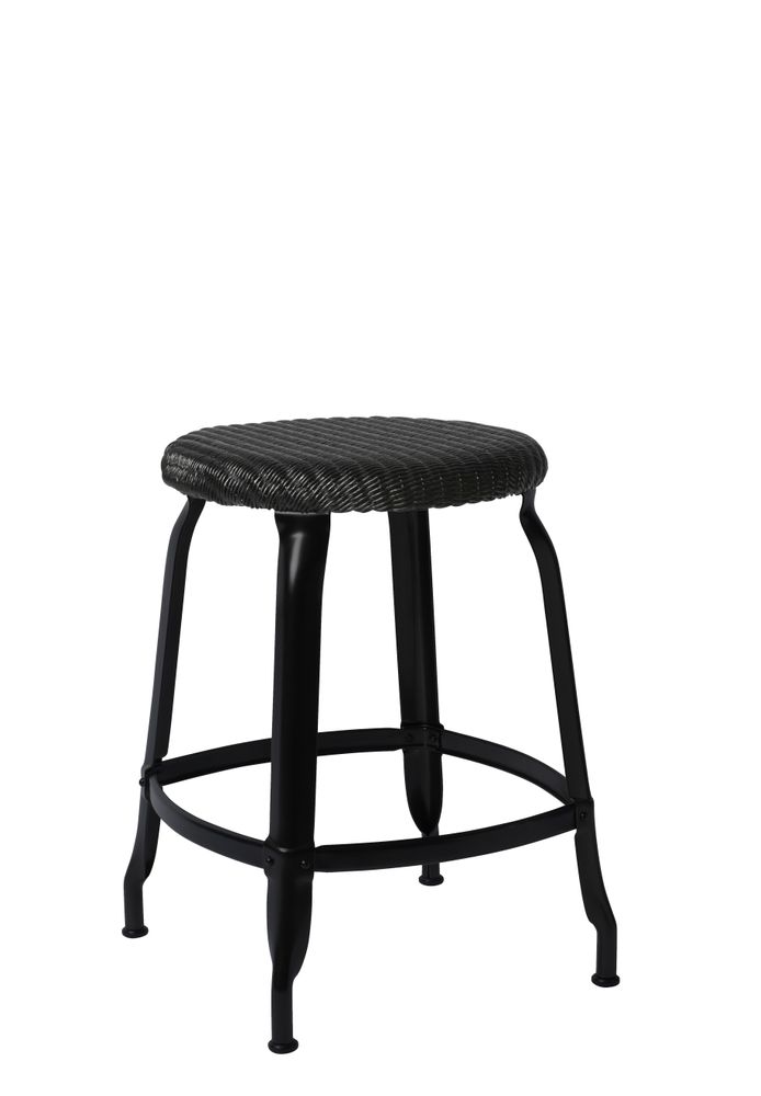 Sièges pour collectivités - Tabouret Nicolle® H45cm Loom et Métal - NICOLLE CHAISE