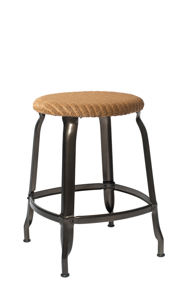 Sièges pour collectivités - Tabouret Nicolle® H45cm Loom et Métal - NICOLLE CHAISE