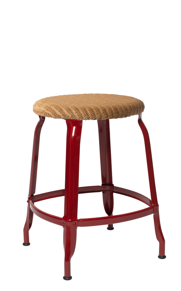 Sièges pour collectivités - Tabouret Nicolle® H45cm Loom et Métal - NICOLLE CHAISE