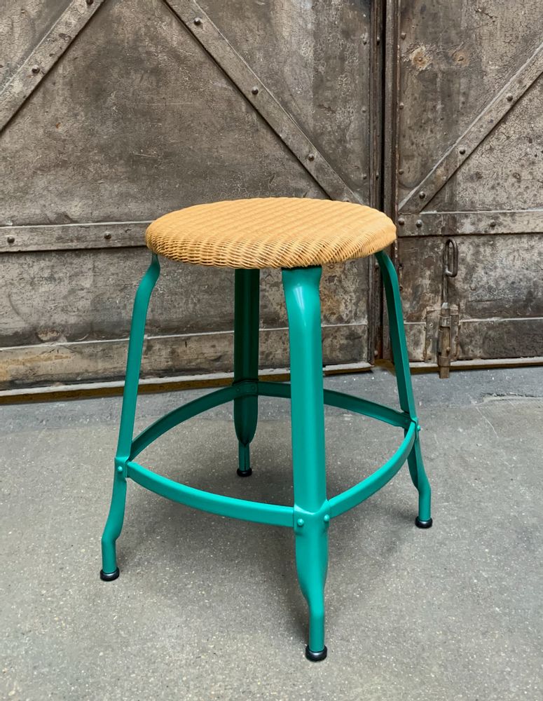 Sièges pour collectivités - Tabouret Nicolle® H45cm Loom et Métal - NICOLLE CHAISE