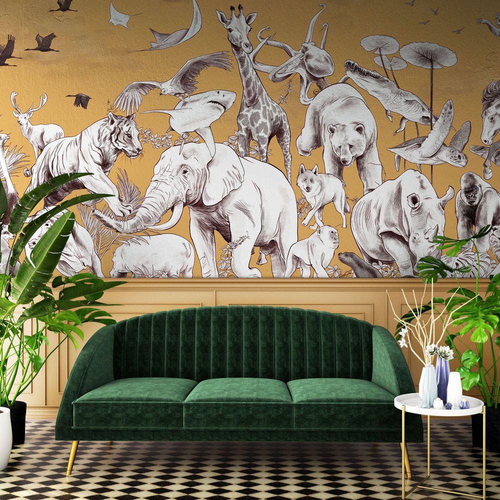 Other wall decoration - Wallpanel Noé Jaune Curry - PAPERMINT