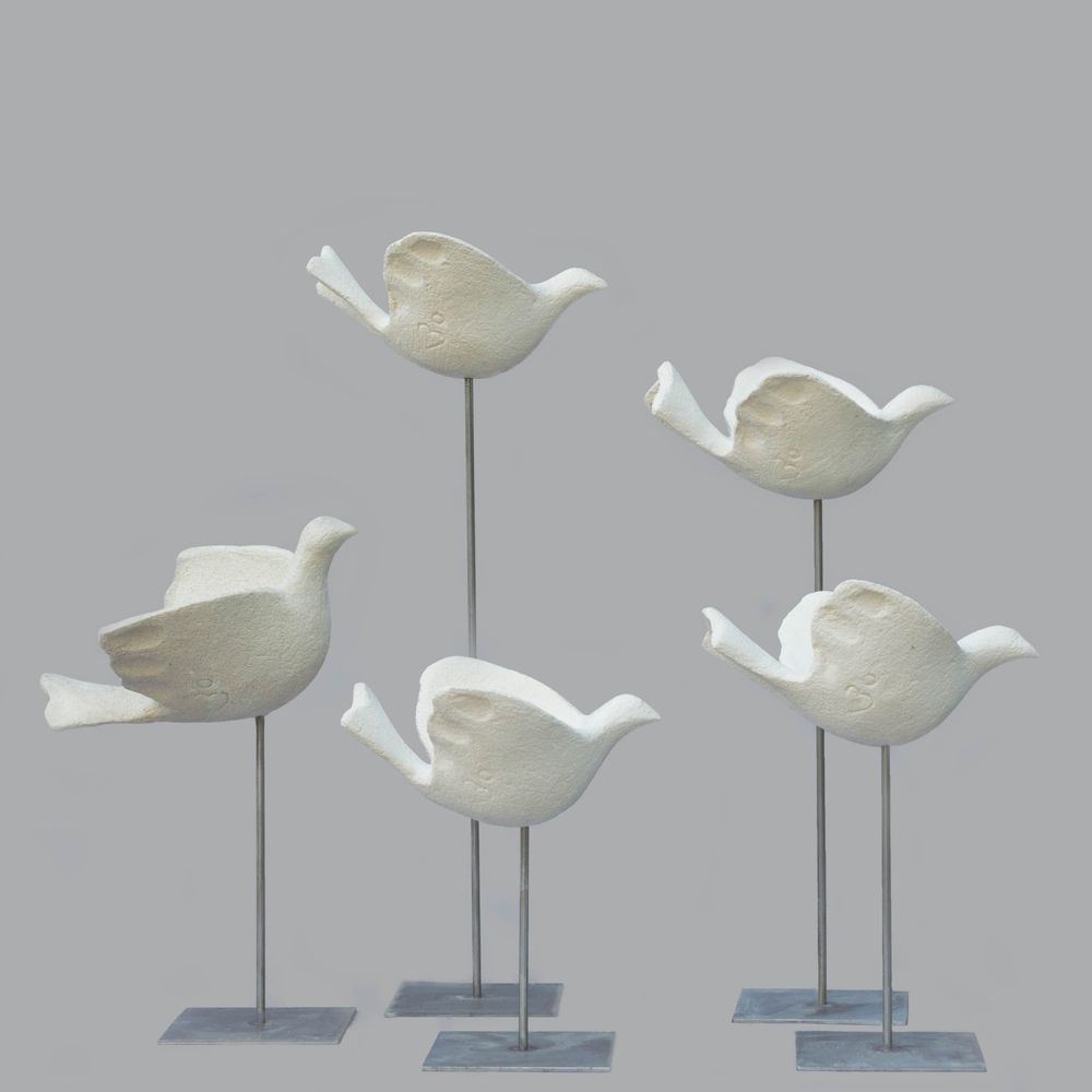 Ceramic - Dove Yam - ODILE MOULIN SCULPTURES
