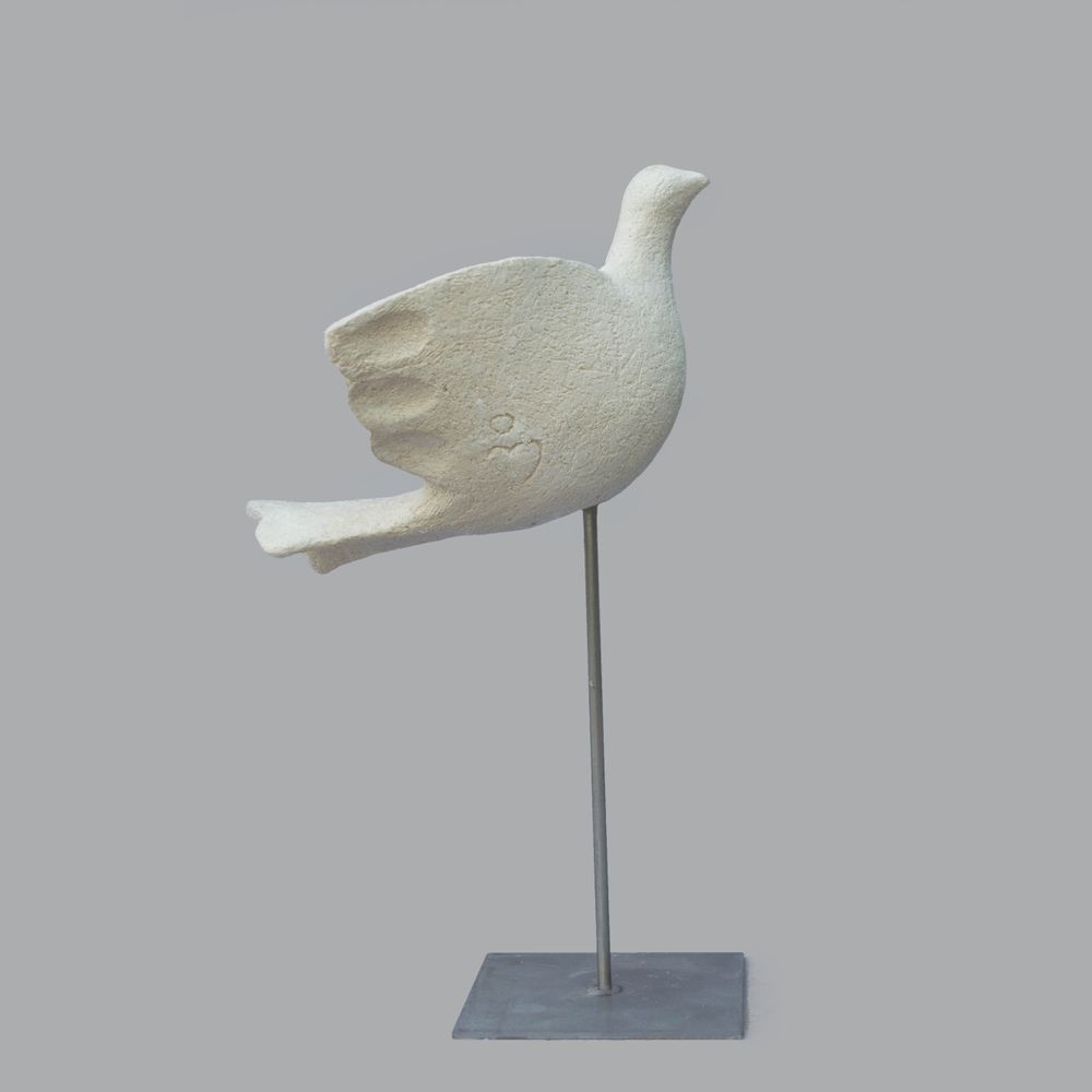 Ceramic - Dove Yam - ODILE MOULIN SCULPTURES