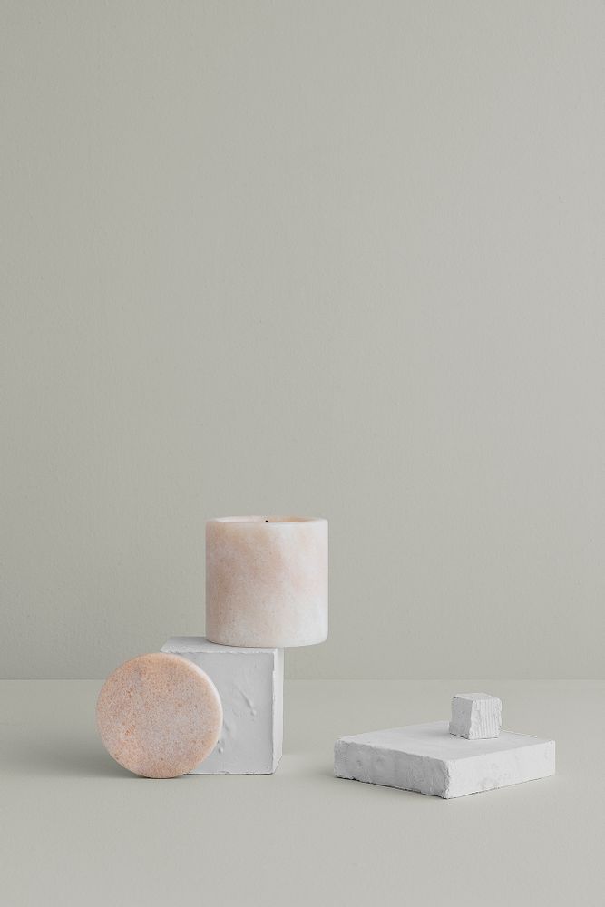 Scent diffusers - Scented Marble Candle FRABLE in 2 Version - BLOMUS