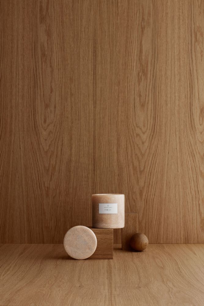 Scent diffusers - Scented Marble Candle FRABLE in 2 Version - BLOMUS