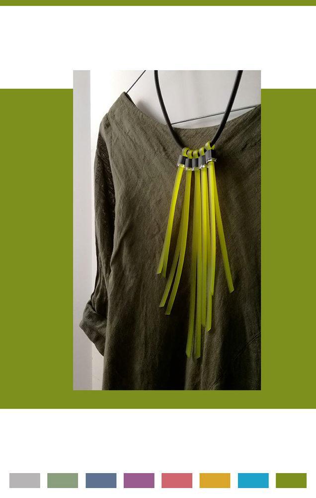 Jewelry - INFINITE LINE collection, "feather" necklaces - ALEX+SVET