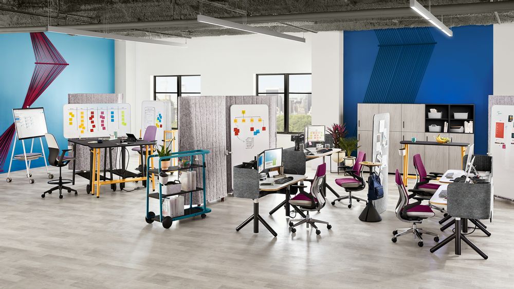 Desks -  Height Adjustable Desk Flex Collection - STEELCASE