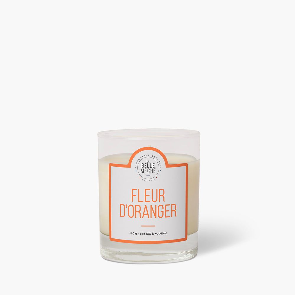 Candles - Orange Blossom Candle - LA BELLE MÈCHE