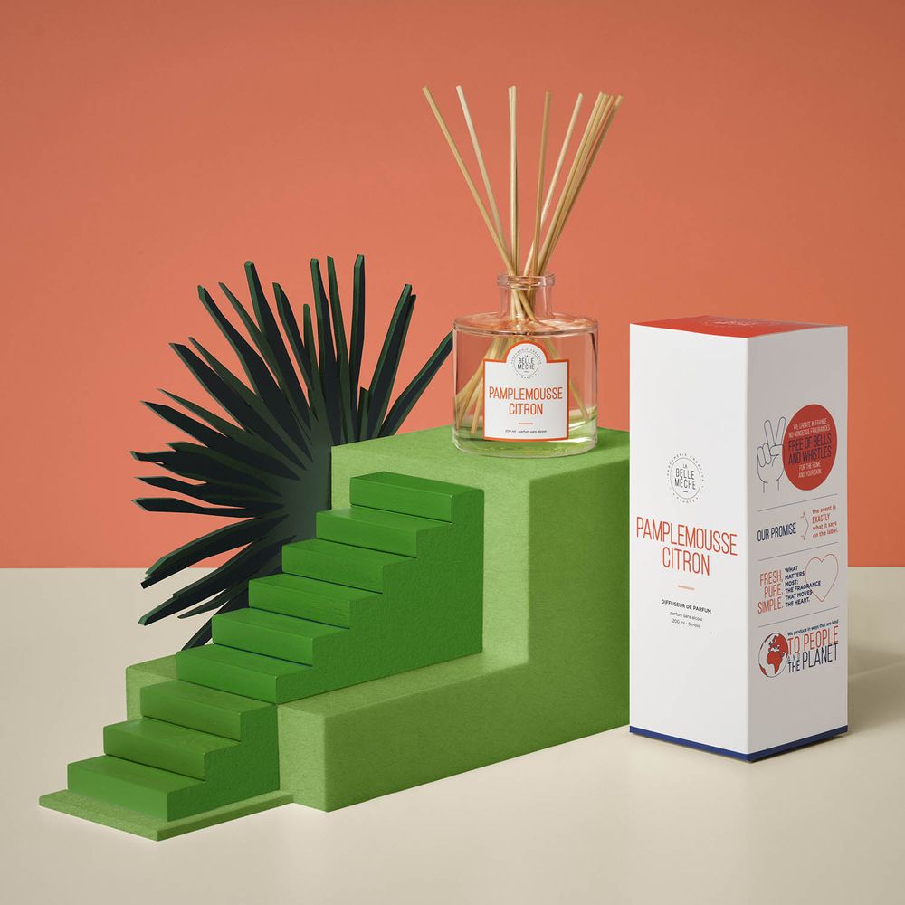 Diffuseurs de parfums - Diffuseur Pamplemousse Citron Vert - LA BELLE MÈCHE