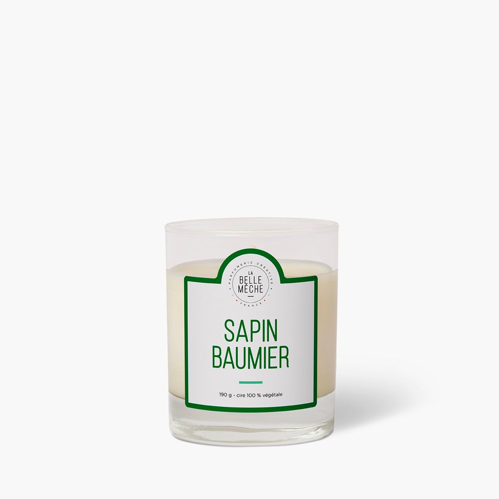 Candles - Fir Balsam scented candle - LA BELLE MÈCHE