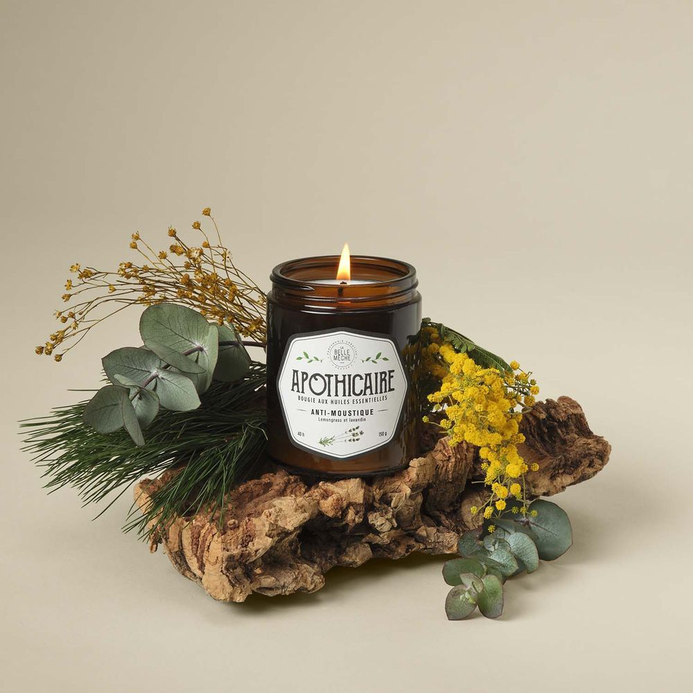 Candles - Essential oils candle anti-mosquitoes - LA BELLE MÈCHE