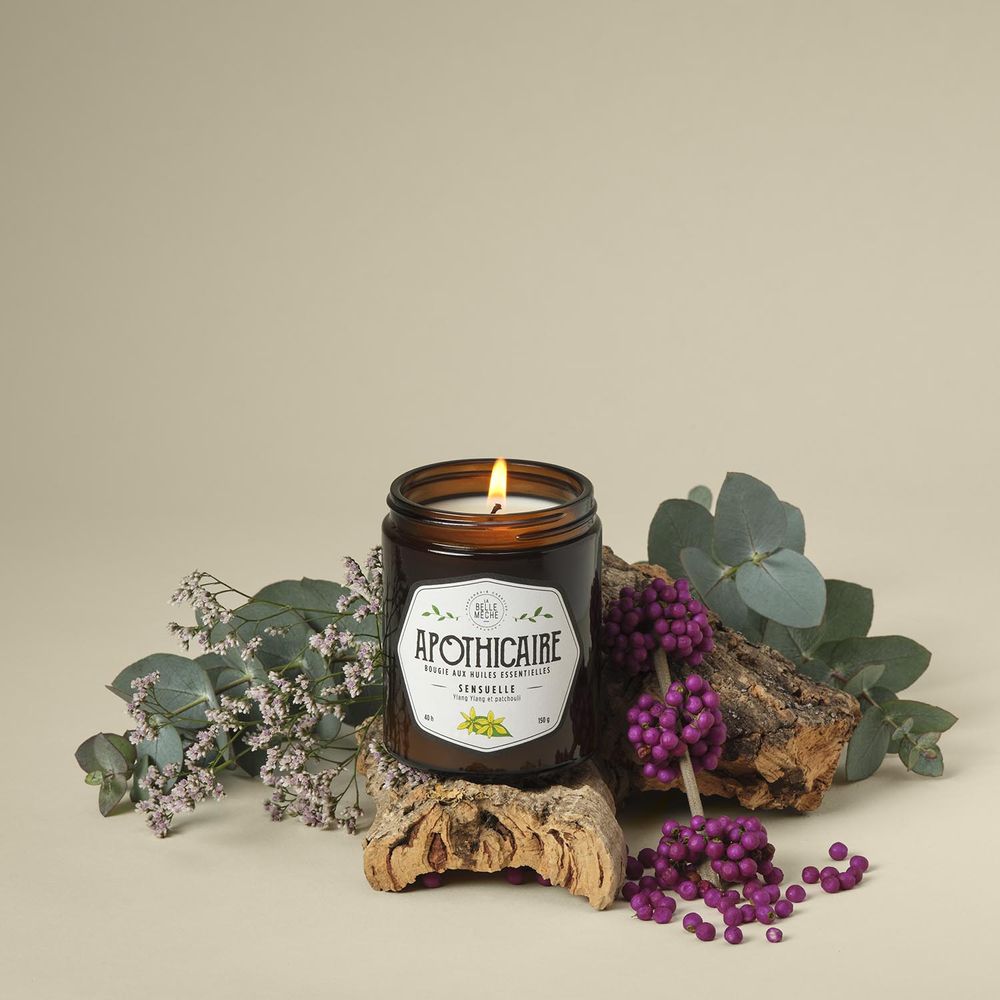 Bougies - Bougie aux huiles essentielles SENSUELLE - LA BELLE MÈCHE