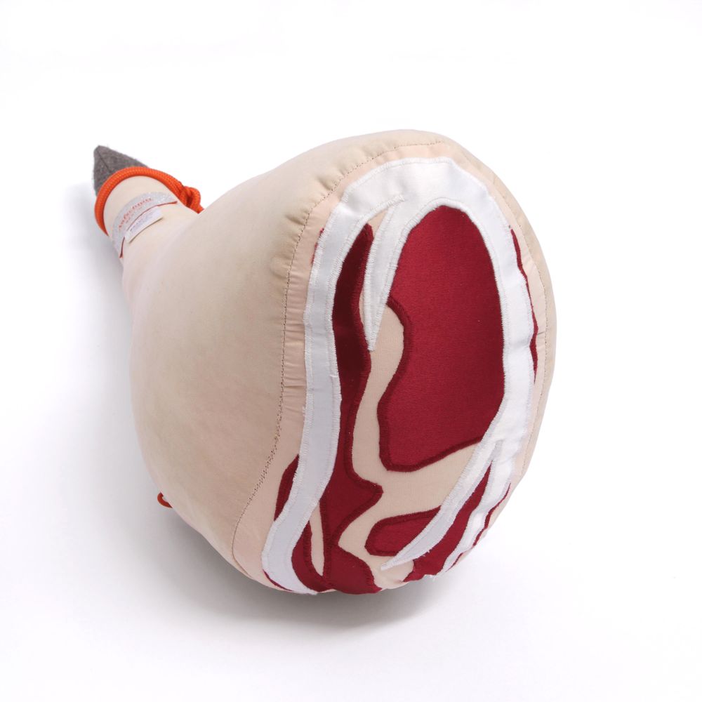 Coussins textile - Oreiller Jambon - AUFSCHNITT