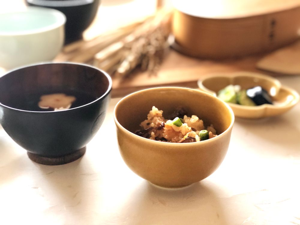 Ceramic - Mizu-mizu 10cm Rice Bowl - MIYAMA.