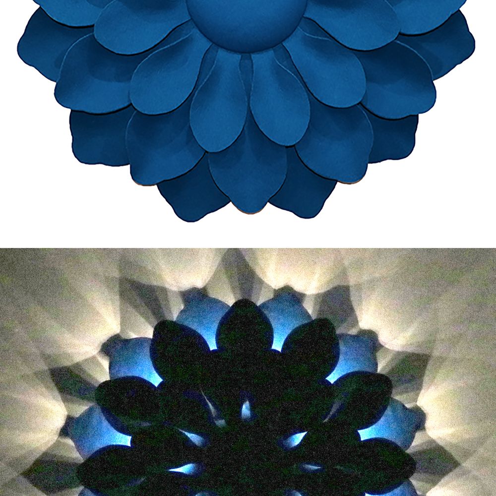 Autres décorations murales - Luminaire BIG FLOWERS MilkyWay - EMMANUELLE M