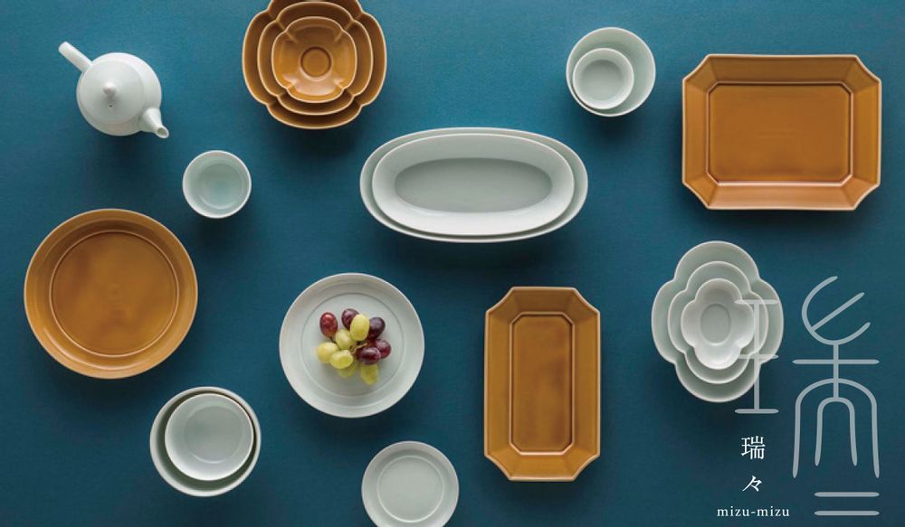 Platter and bowls - Mizu-mizu  28cm Oval Bowl - MIYAMA.