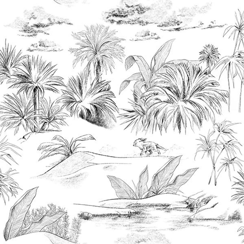 Other wall decoration - Papier peint Oasis Toile de Jouy - PAPERMINT