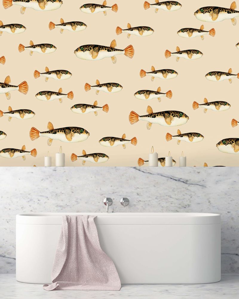 Other wall decoration - Bathroom Wallpaper - CREATIVE LAB AMSTERDAM