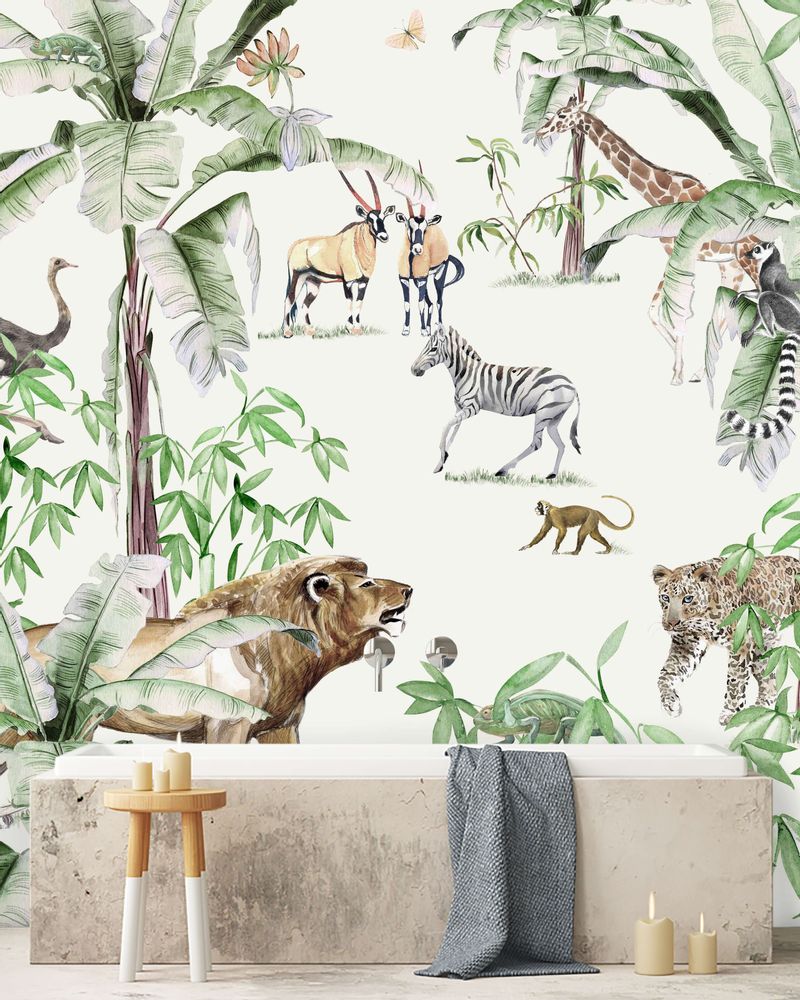 Other wall decoration - Bathroom Wallpaper - CREATIVE LAB AMSTERDAM