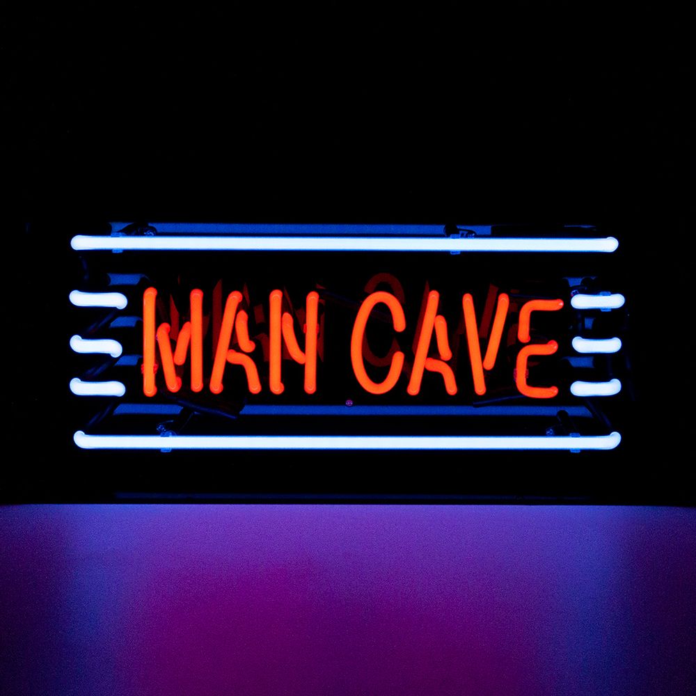 Desk lamps - 'Man Cave' Acrylic Box Neon Light - LOCOMOCEAN