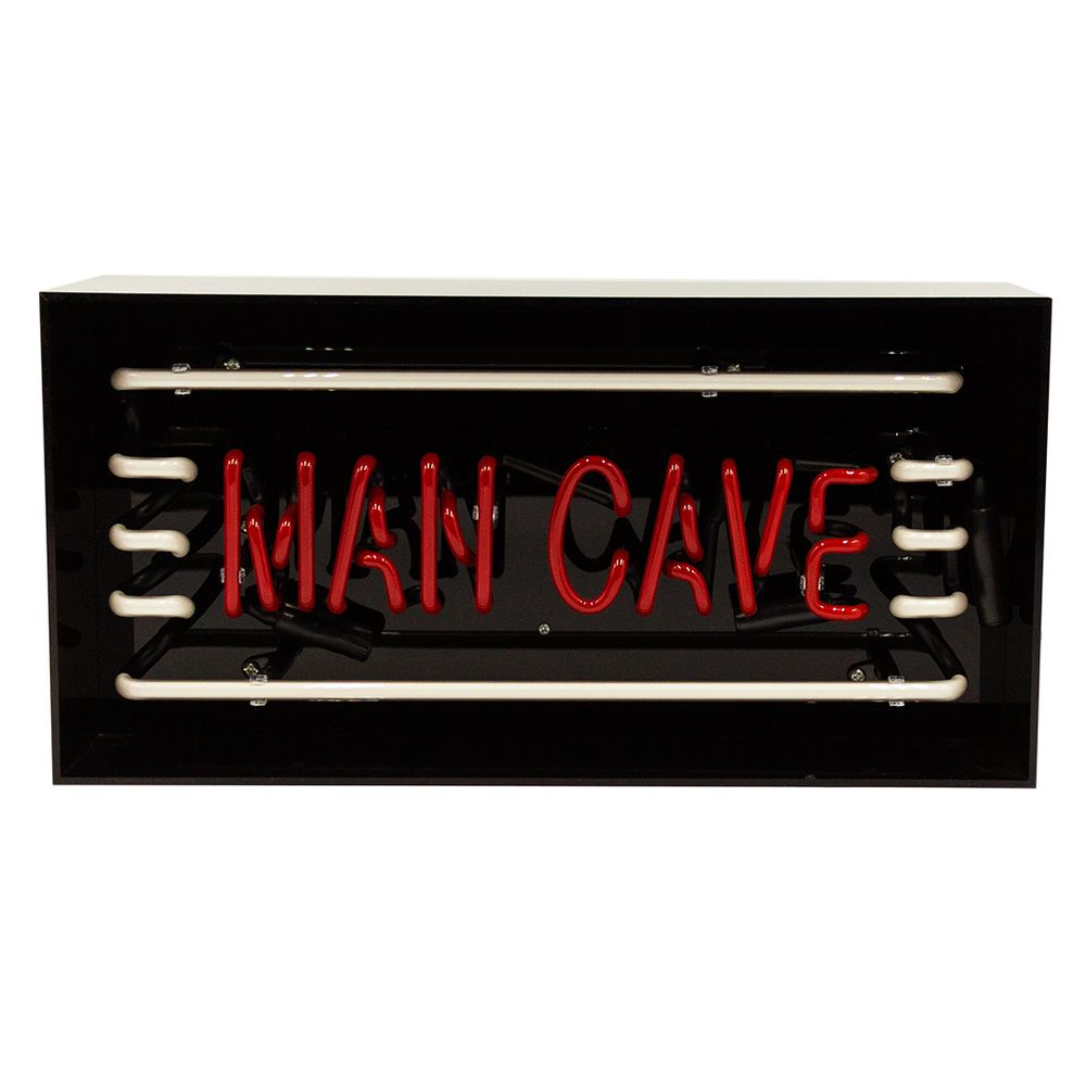 Desk lamps - 'Man Cave' Acrylic Box Neon Light - LOCOMOCEAN