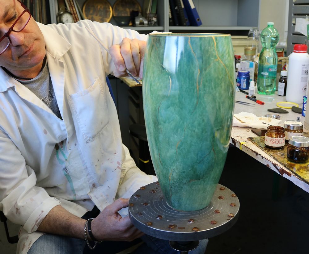 Gifts - MARMO Vase Olive Shape - VETRERIE DI EMPOLI SRL MILANO