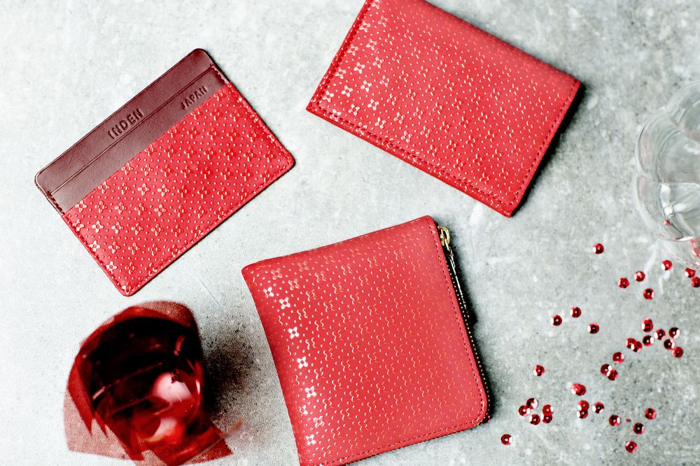 Leather goods - Flower Lattice - Leather goods - INDEN EST.1582