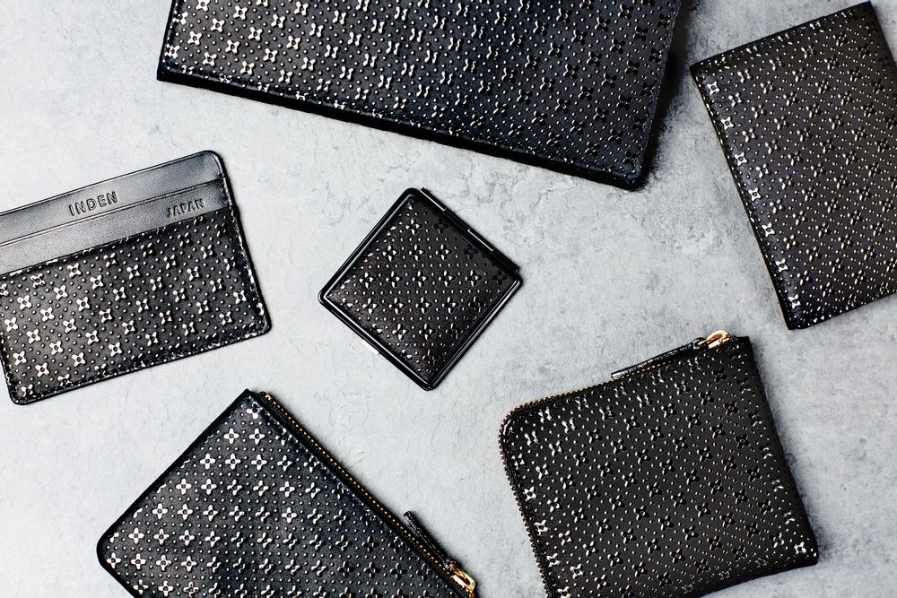 Leather goods - Flower Lattice - Leather goods - INDEN EST.1582