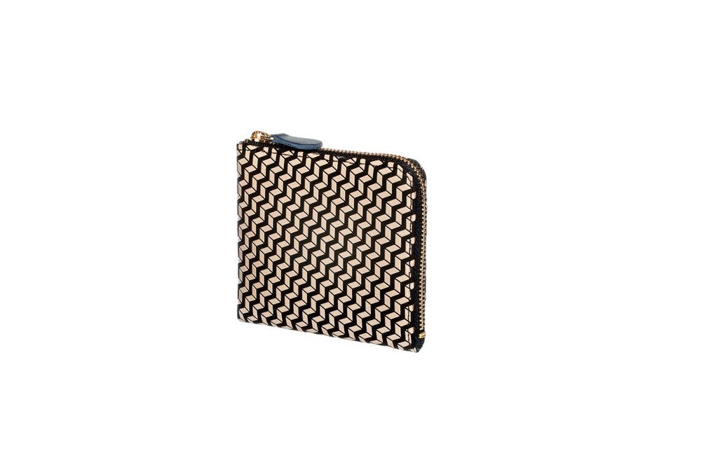 Leather goods - Zipped Coin Purse (Large) -Made of lacquer finished Deer and Cow skin leather - INDEN EST.1582