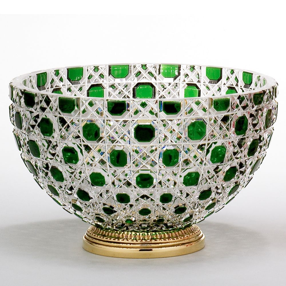Objets design - Coupe cristal Taillé - Diamond stone bowl - CRISTAL BENITO
