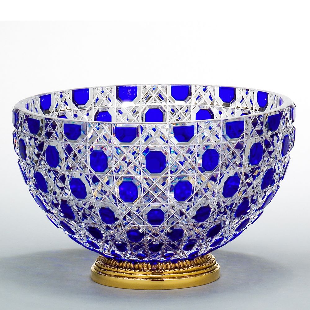 Objets design - Coupe cristal Taillé - Diamond stone bowl - CRISTAL BENITO