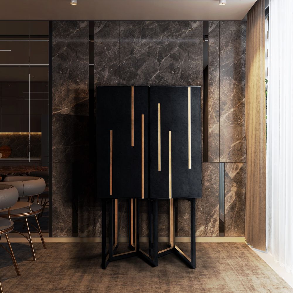 Bibliothèques - Bellagio Cabinet - PORUS STUDIO