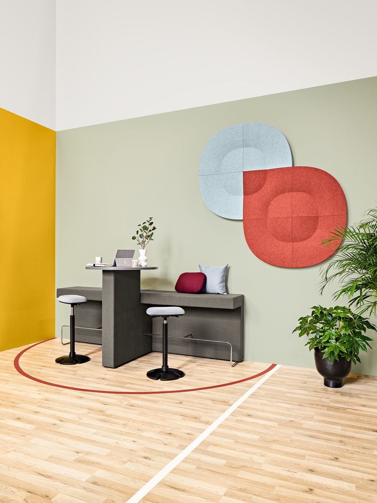 Ensembles muraux - Panneaux acoustiques Truchet - STEELCASE