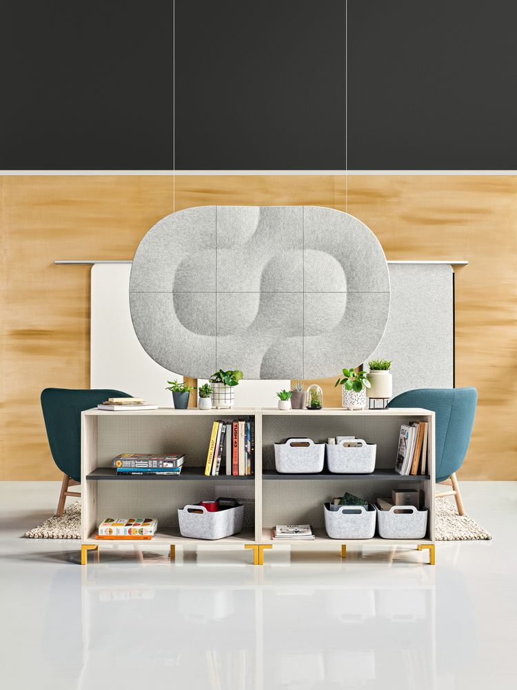 Ensembles muraux - Panneaux acoustiques Truchet - STEELCASE