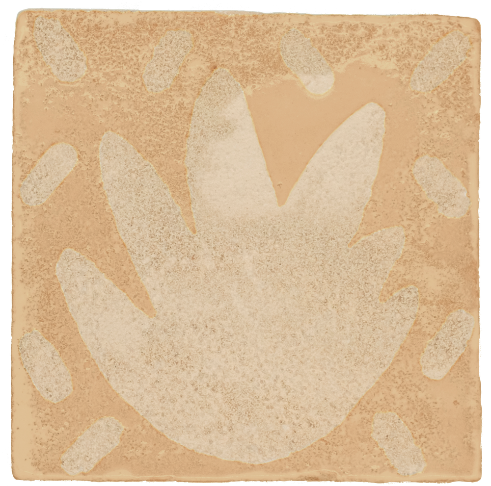 Indoor floor coverings - LEAF - terracotta tiles - flooring, wall, kitchen, bath, tile - COSMOGRAPHIES