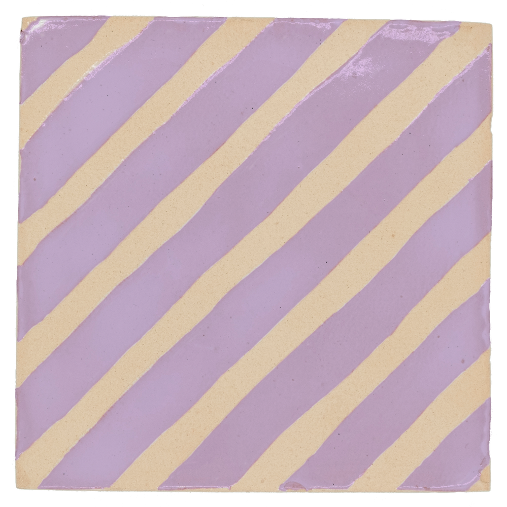 Other wall decoration - STRIPE- handmade terracotta tile - covering, tiling - COSMOGRAPHIES