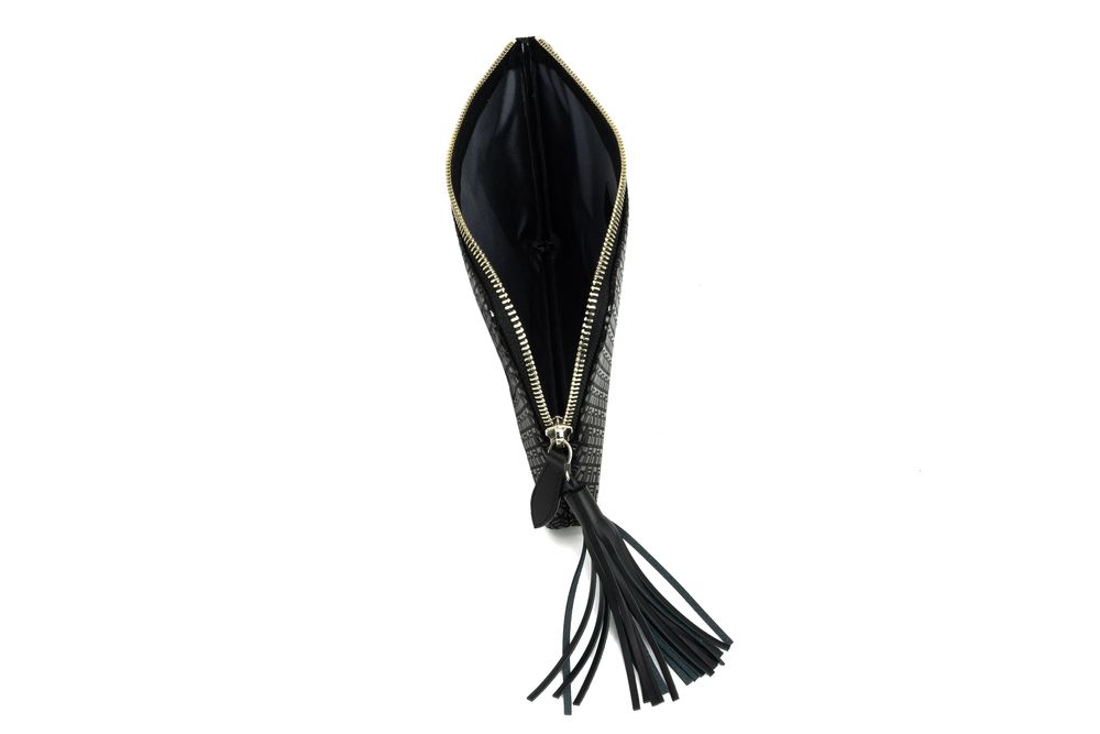Leather goods - Clutch - Made of lacquered deer leather and cowhide - INDEN EST.1582