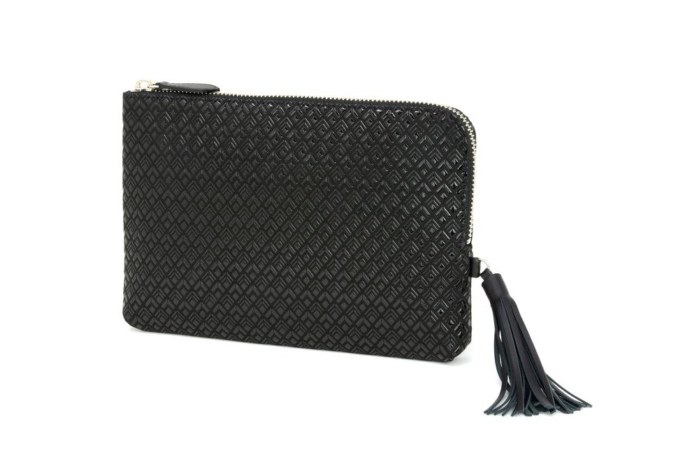 Leather goods - Clutch - Made of lacquered deer leather and cowhide - INDEN EST.1582