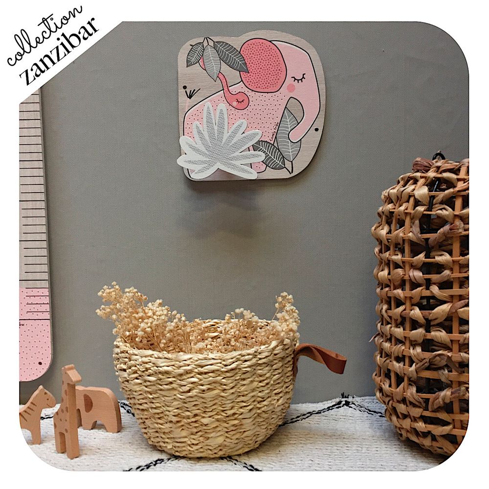 Other wall decoration - WALL DECORATION - ZANZIBAR TROPICAL FRESH PINK - LOVELY TRIBU DECORATION