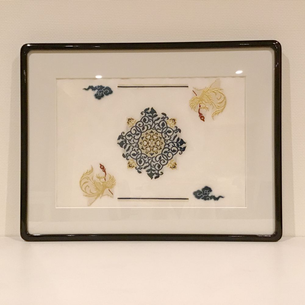 Customizable objects - Art Textile:Tenpyo phoenixes with floral karakusa - AWAI