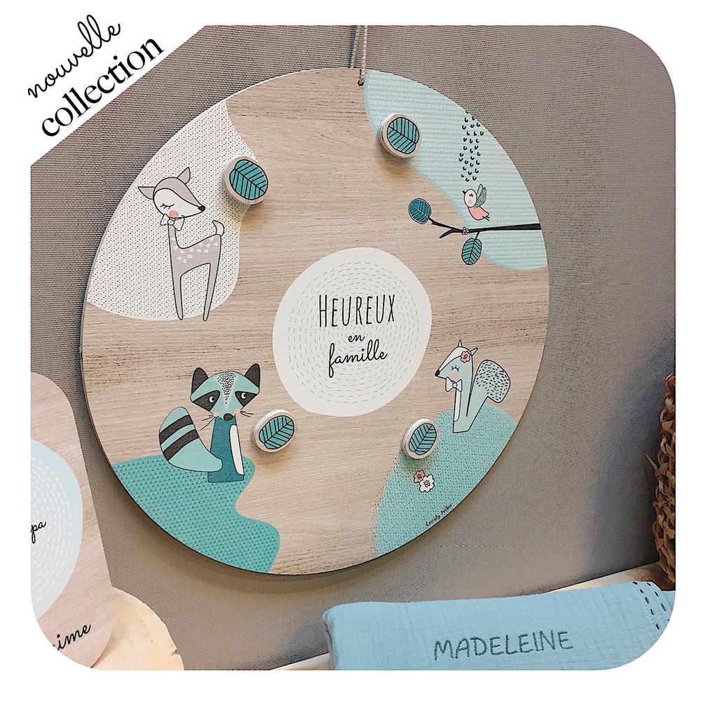 Autres décorations murales - Collection bois joli MINT - LOVELY TRIBU DECORATION
