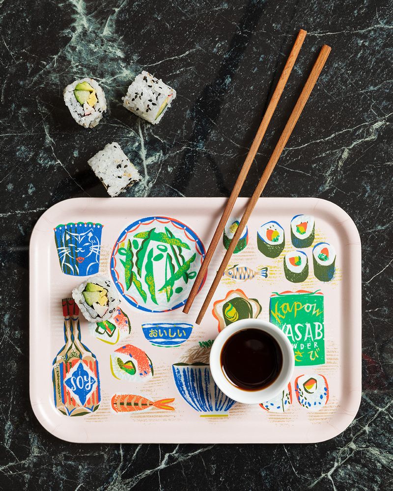 Table mat - Sushi - trays - tablemats - placemats - Serving tray - JAMIDA OF SWEDEN