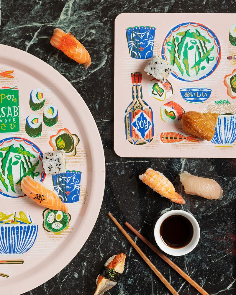 Table mat - Sushi - trays - tablemats - placemats - Serving tray - JAMIDA OF SWEDEN