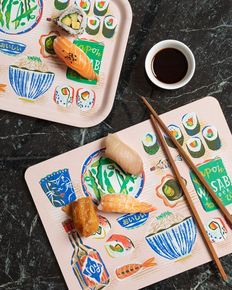 Table mat - Sushi - trays - tablemats - placemats - Serving tray - JAMIDA OF SWEDEN