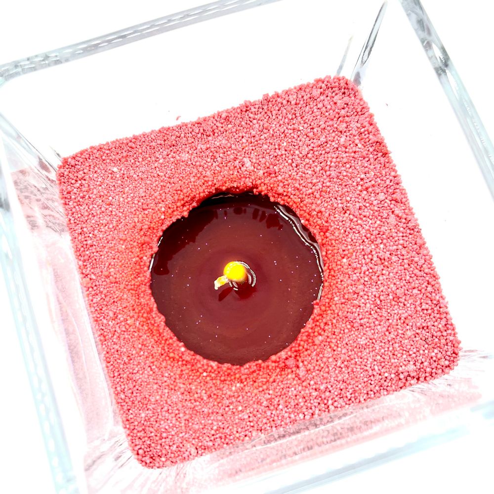 Bougies - Sable de bougie Rose corail - L'ATELIER DES CREATEURS