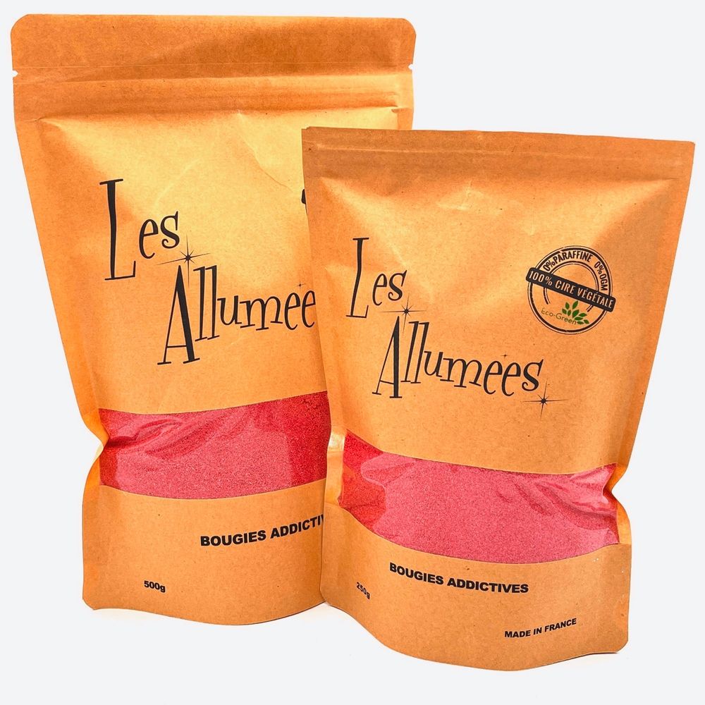 Bougies - Sable de bougie Rose corail - L'ATELIER DES CREATEURS