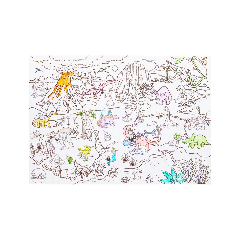 Children's arts and crafts - 'Send a smile' Colour-in Cards (6 cards + envelopes) - EATSLEEPDOODLE