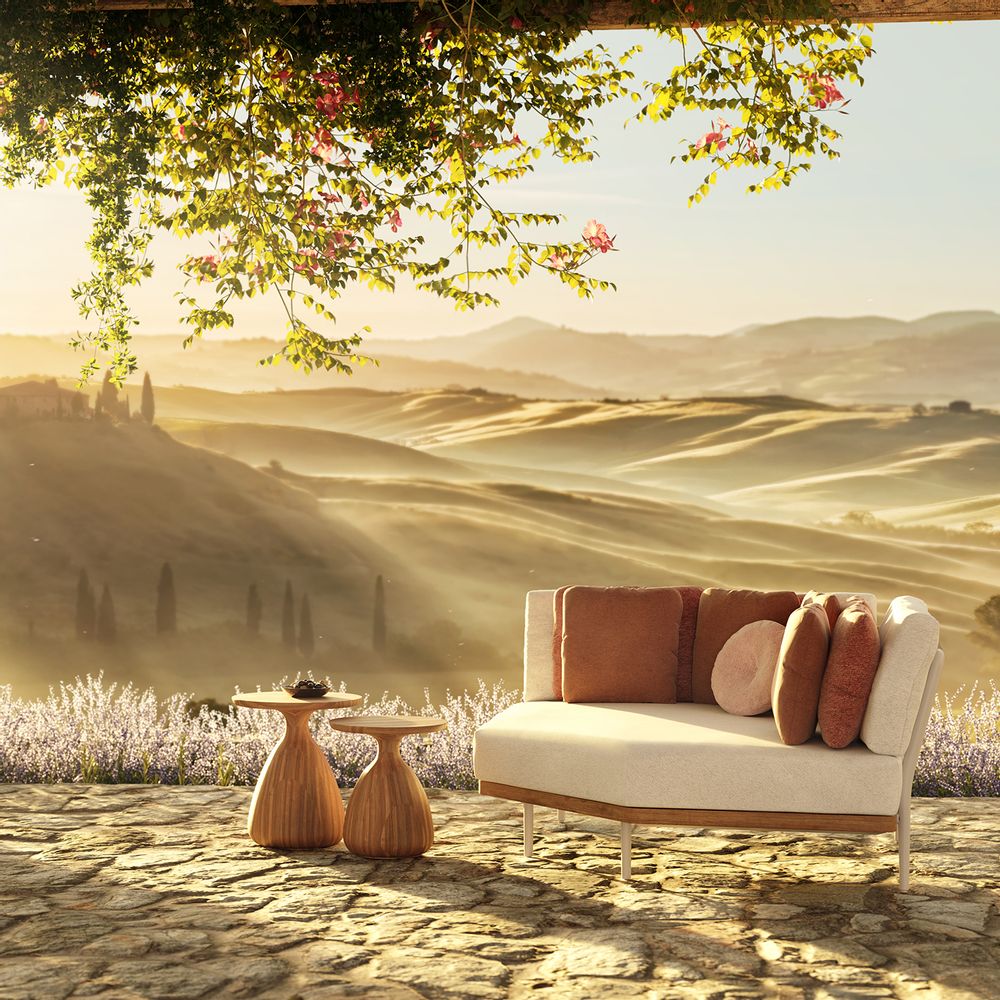 Coffee tables - Outdoor side table Tsuki diameter 40 - MANUTTI